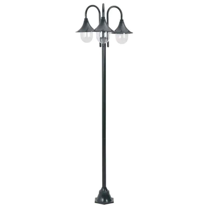 3-delige tuinlampen met PVC lampenkap voor sfeervolle buitenverlichting