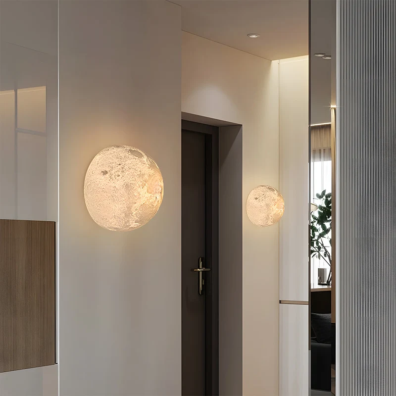Ronde Wandlamp – Maanlicht & Sfeervol