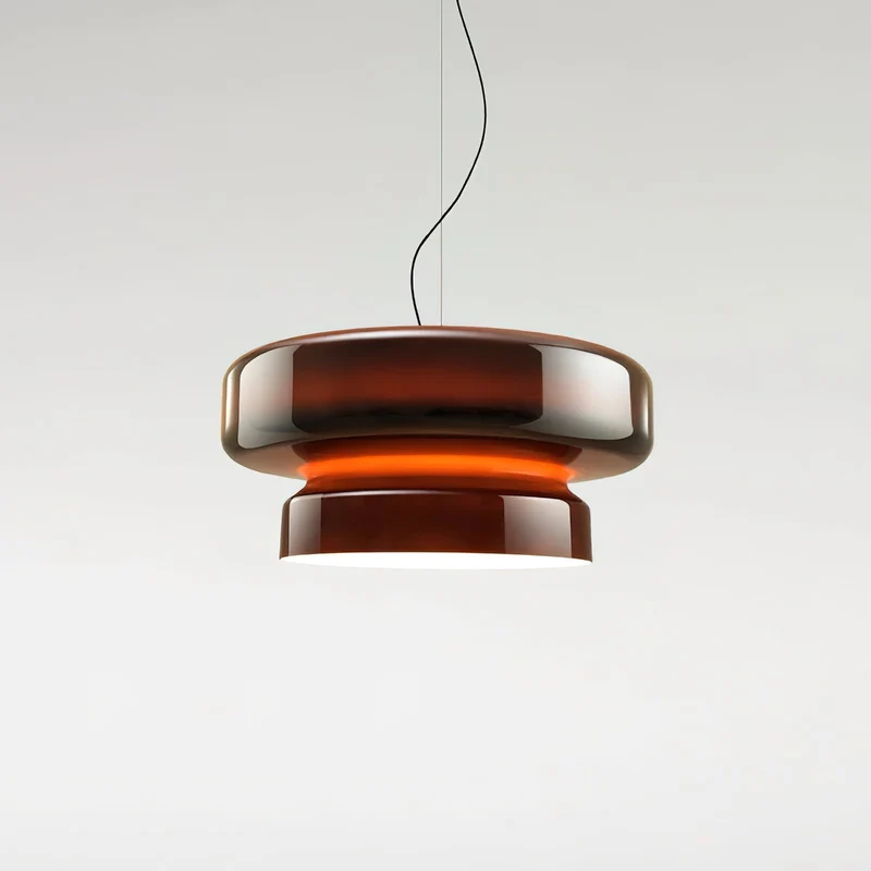 Retro LED Hanglamp van Glas