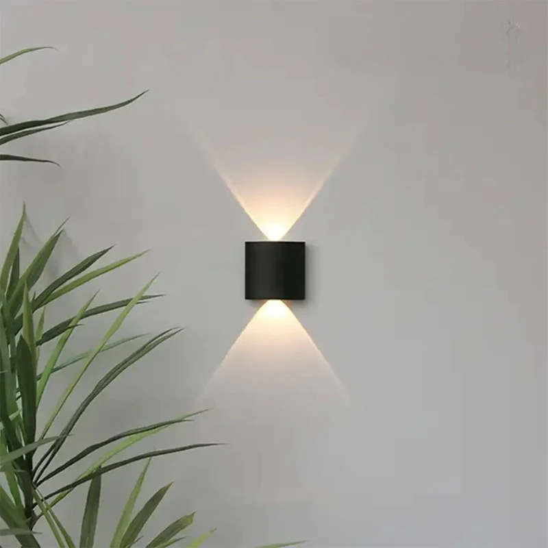 LED Wandlamp voor Binnen & Buiten – Wit of Zwart