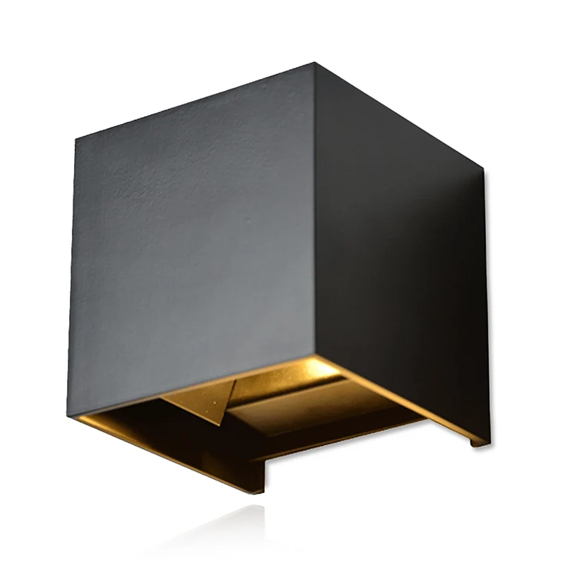 LED CUBE | THEBE | 2X3W | DIM | ZWART