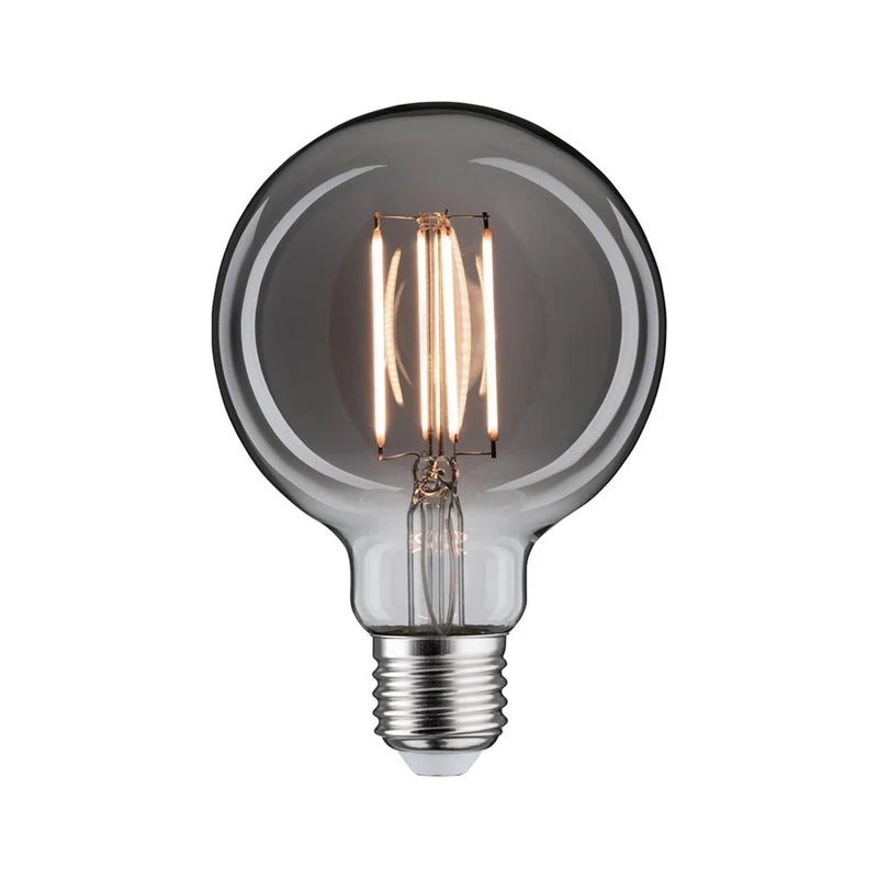 E27 8W LED Globe Dimmbar Rauchglas 1800K