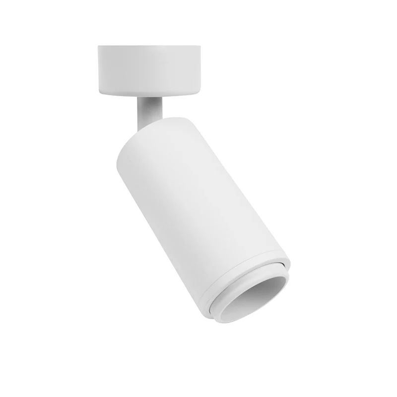 PLAFONDARMATUUR OBERON WIT GU10 MET VERSTELBARE LENS