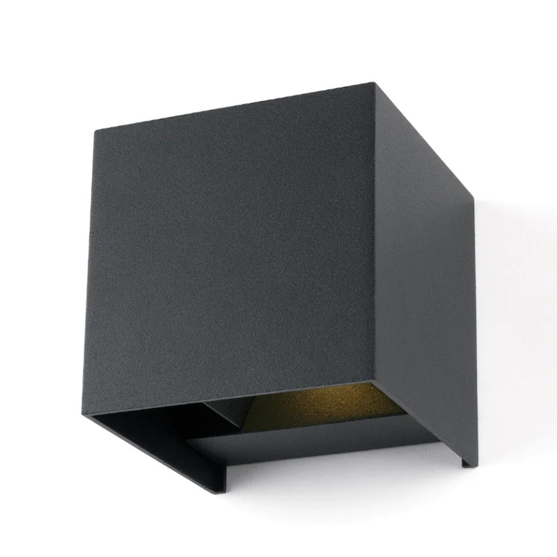 LED CUBE 2x3W DIM GRIJS