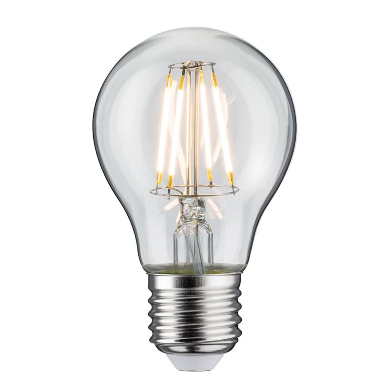 E27 4,3W LED Birne Filament 2700K Klar