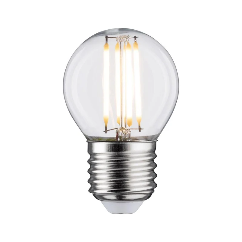 E27 4,8W LED Tropfen Filament Dimmbar 2700K Klar