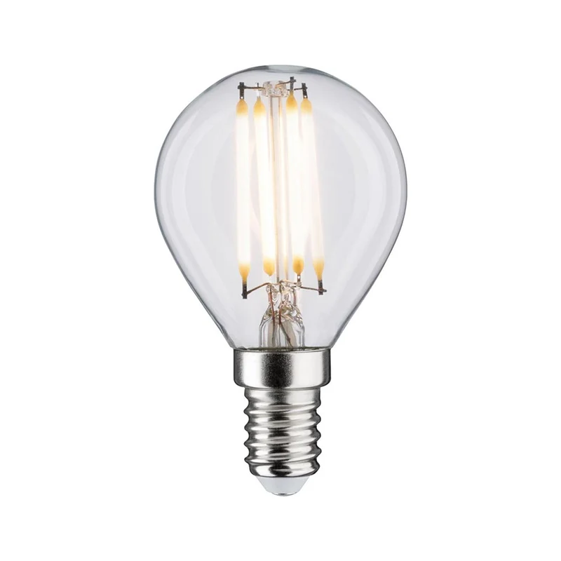 E14 4,8W LED Tropfen Filament 2700K Dimmbar Klar
