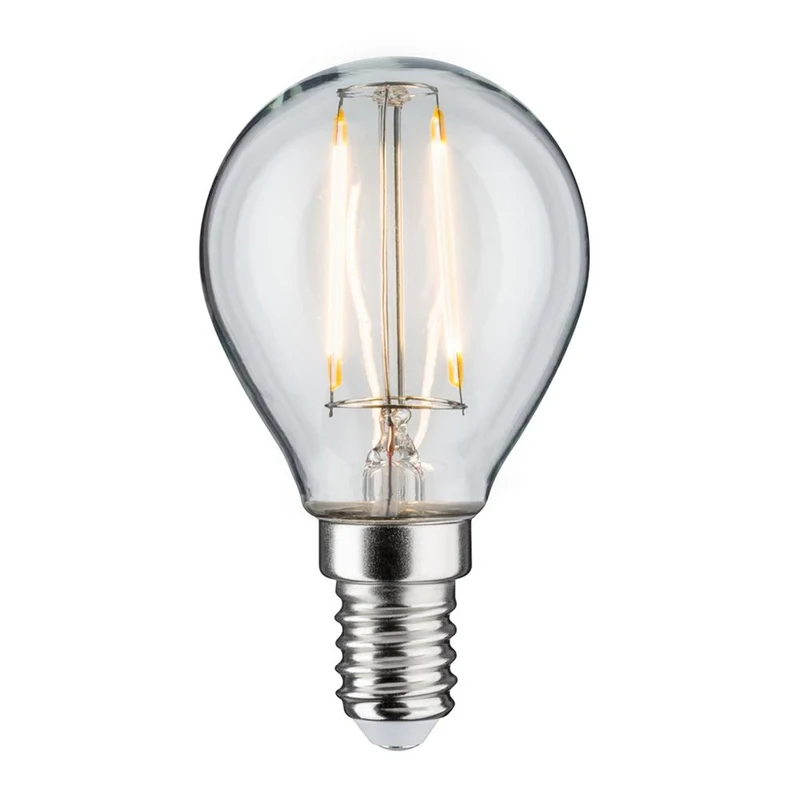 E14 2,6W LED Tropfen 2700K Filament Klar