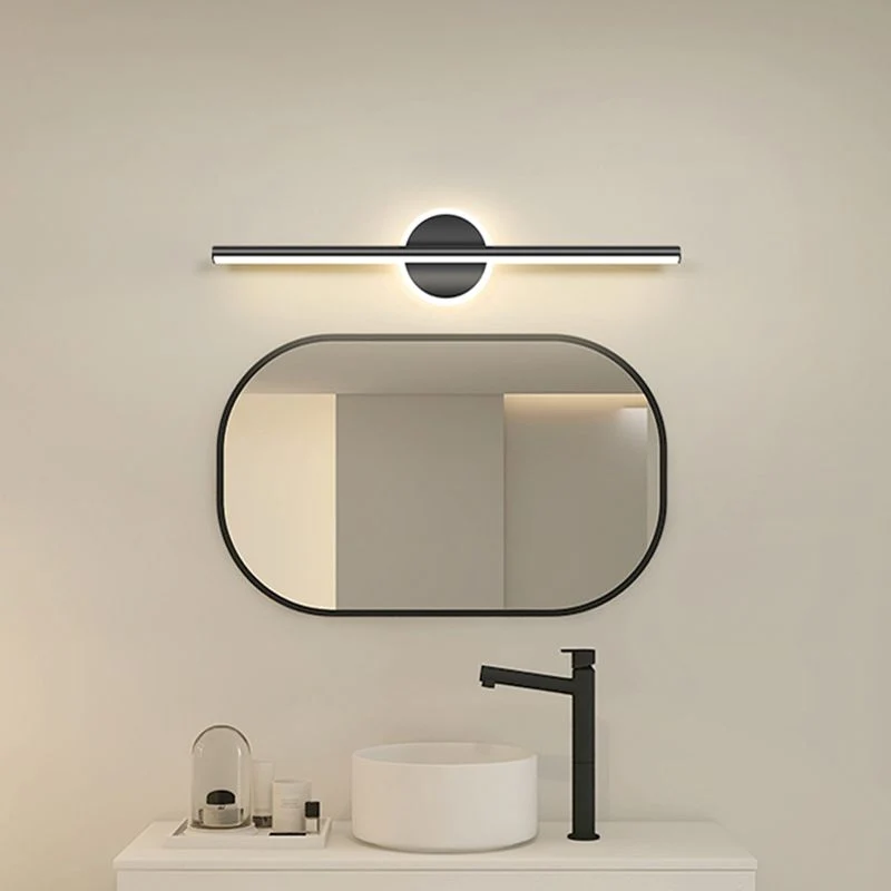 Moderne LED wandlamp in zwart-goud met stijlvolle verlichting