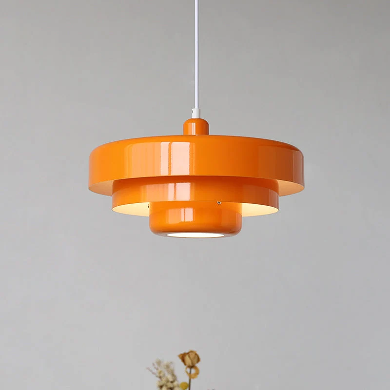 Ronde Stijlvolle IJzeren Hanglamp – Elegant Industrieel Ontwerp voor Huis & Keuken