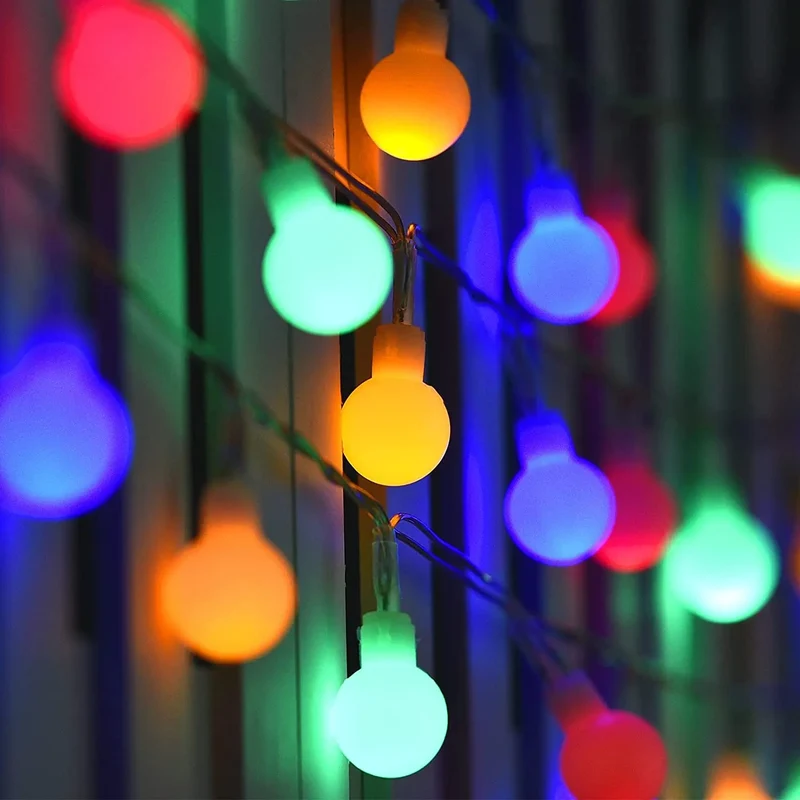 LED Globe String Lights - USB or Battery Powered, Waterproof Ball Fairy Lights