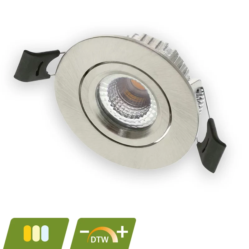 LED INBOUWSPOT | POLLUX | SLIM-FIT | 5W | DIM2WARM | ZILVER