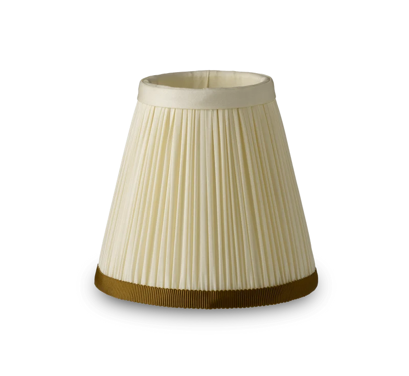 Victoria Empire Pleated Silk Lamp Shade with Custom Trim