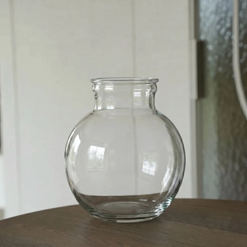 Fles 'Teddy' - Gerecycled glas Ø 25 cm ↑ 26,5 cm