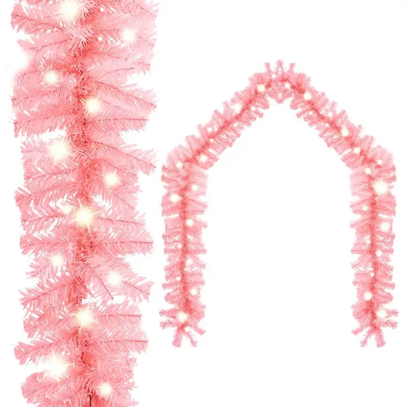 VidaXL kerstslinger met LED-verlichting voor betoverende kerstdecoratie