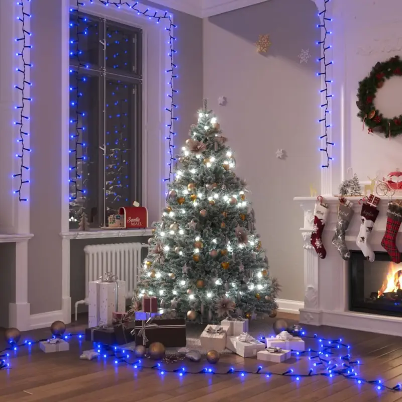 Kerstverlichting met een totale lengte van 13 meter en 400 LED's