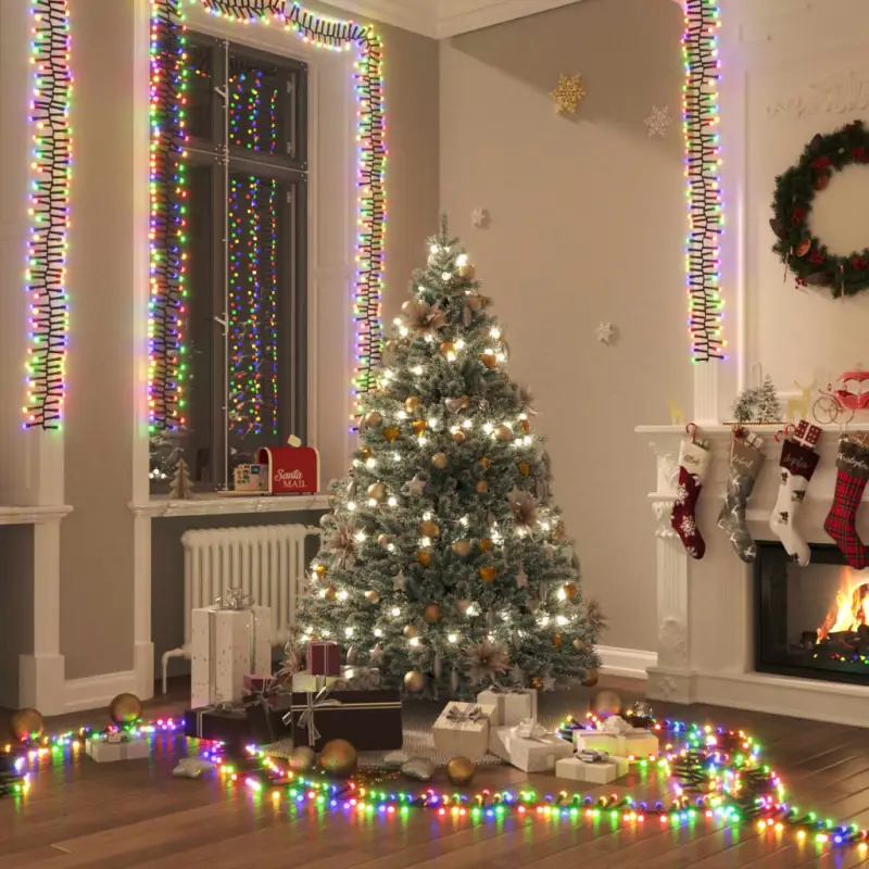 Kerstverlichting met een totale lengte van 11 meter en 1000 LED's