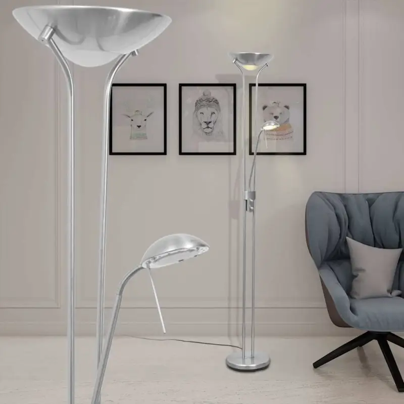 Moderne vloerlamp met dimbare LED-verlichting en elegant design