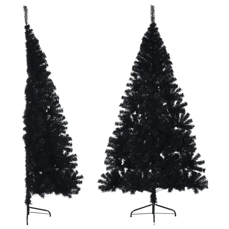 Halve kunstkerstboom voor een volle en realistische feestdagen sfeer