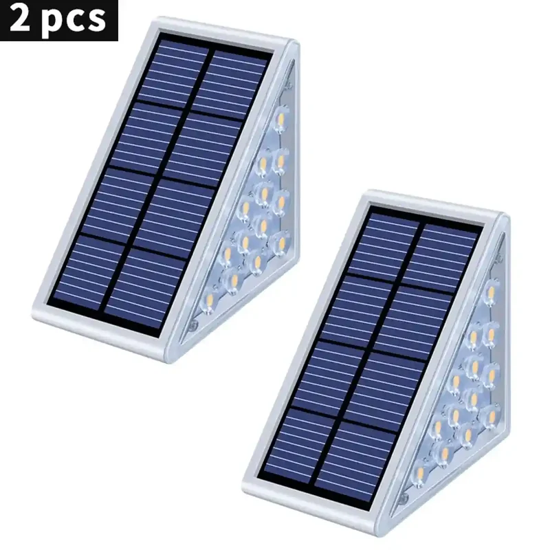 Super Bright Solar Deck Light - Auto On, IP67 Waterproof, Anti-theft LED Step Stair Lamp