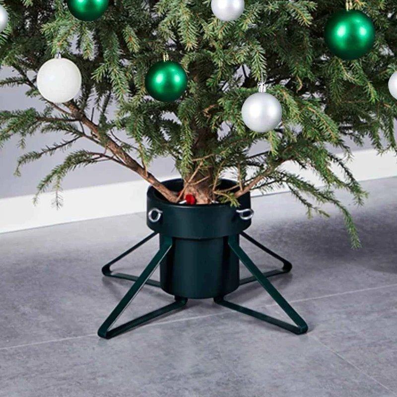 vidaXL Kerstboomstandaard 46x46x19 cm zwart