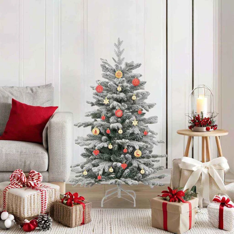vidaXL Kerstbal Set 40 pcs Goud en Rood