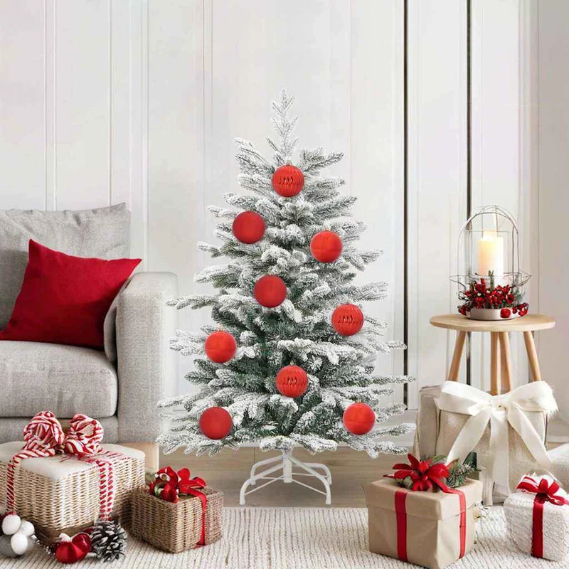 vidaXL Kerstbal Set 15 pcs Rood