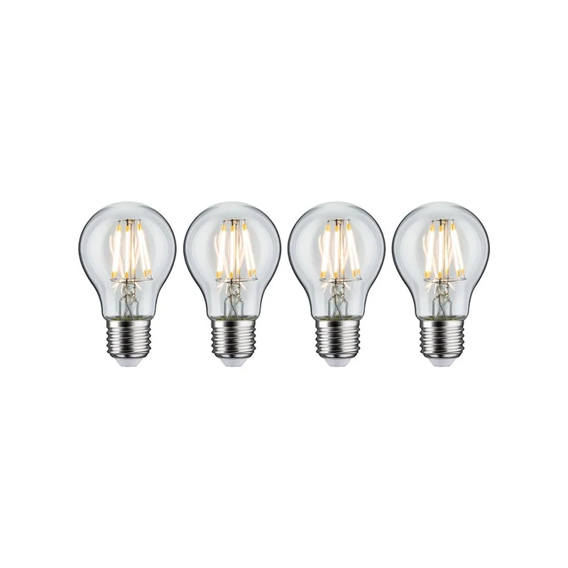 E27 7W Leuchtmittel 4er Bündel Filament 2700K Allgebrauchslampe Klar