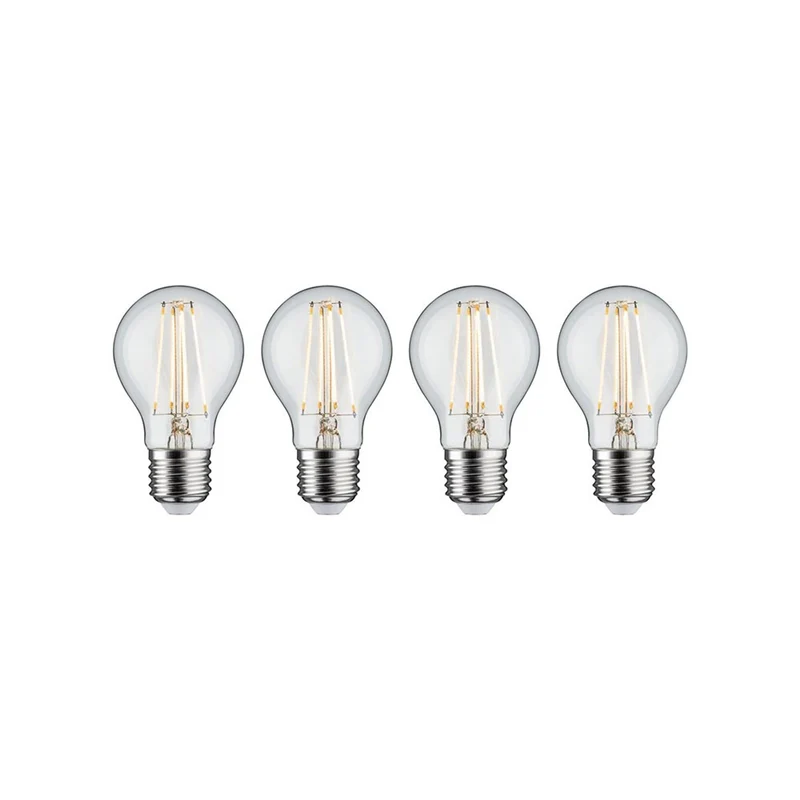 E27 8W LED Leuchtmittel 4er Bündel Allgebrauchslampe 2700K Klar