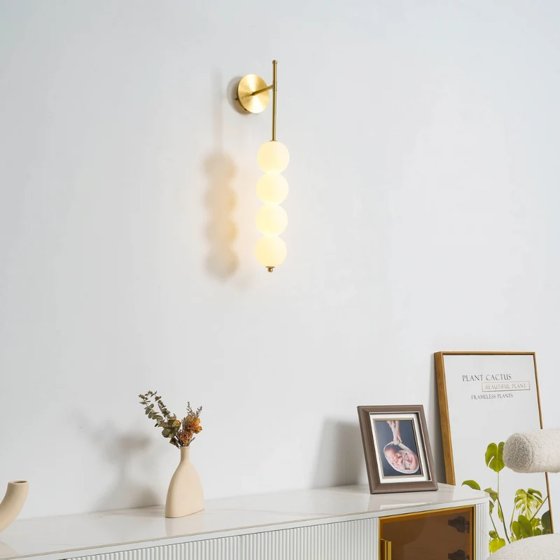 Moderne Japandi Wandlamp met Warme LED Verlichting