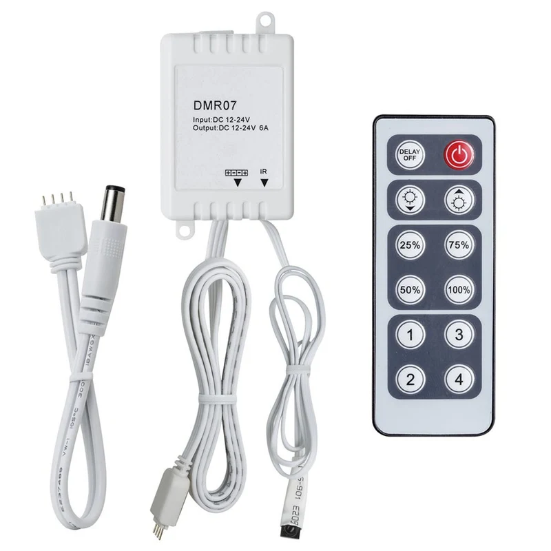Function YourLED Dimm Switch Controller 12V DC mit IR Fernbedienung