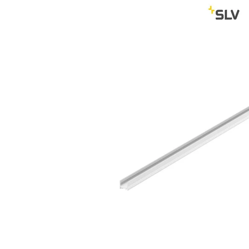 Grazia 10 LED Aufbauprofil Standard Gerillt 2m Weiß