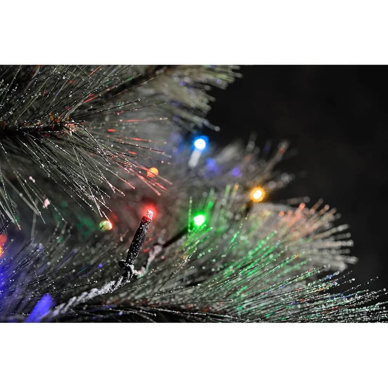 15m Micro LED kompakt System Erweiterung: Lichterkette 100 bunte Dioden IP44