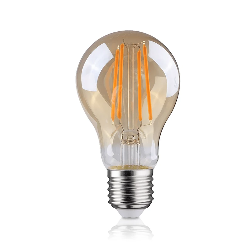 LED FILAMENT E27 PEER DIMBAAR AMBER GLAS 6.5W