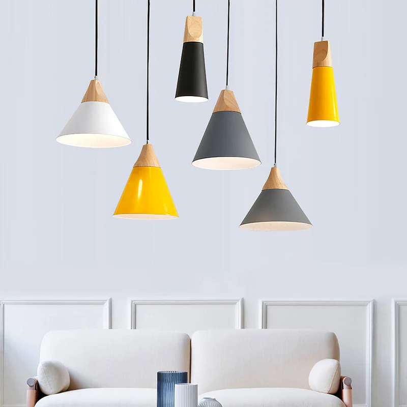 Ovia – Scandinavische Hanglamp van Hout & Aluminium