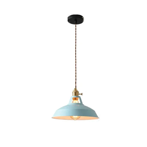 Retro Hanglamp in pastel kleuren voor een Abstract Design