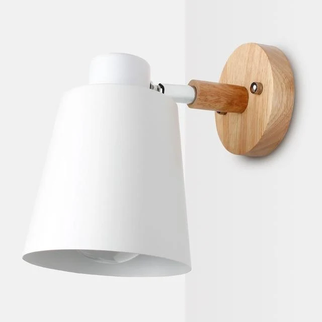 Scandinavische Wandlamp van IJzer & Hout