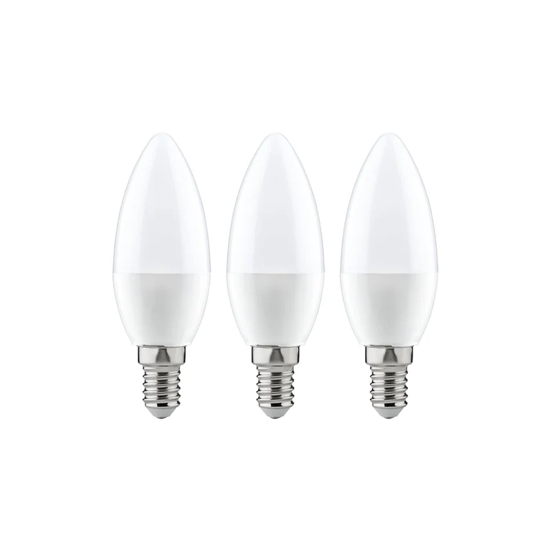 3er-Set E14 LED Kerze 4W 2700K
