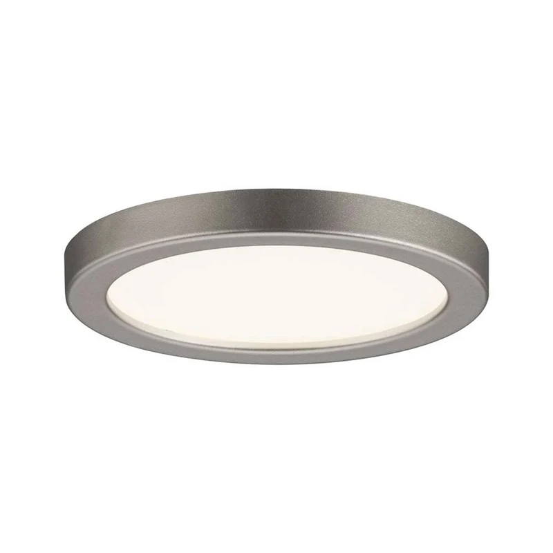 EBL Set Panel Areo rund IP23 LED 1x5W 3000K 80mm Nickel-Matt