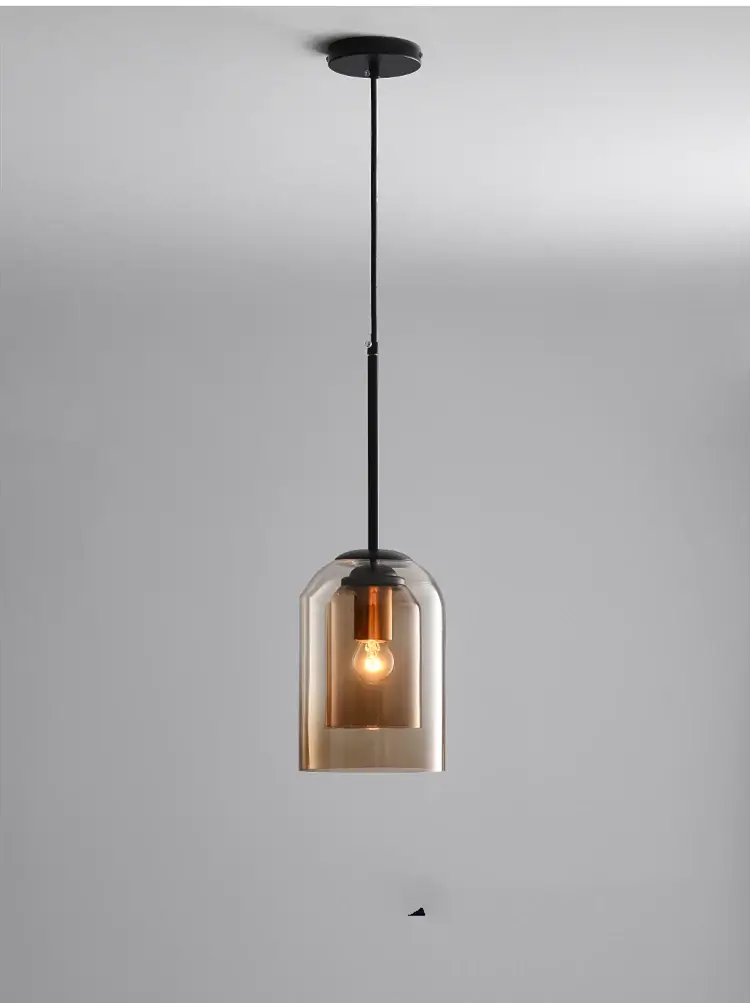 Nöro – Stijlvolle Scandinavische Glazen Hanglamp voor Keuken & Woonkamer