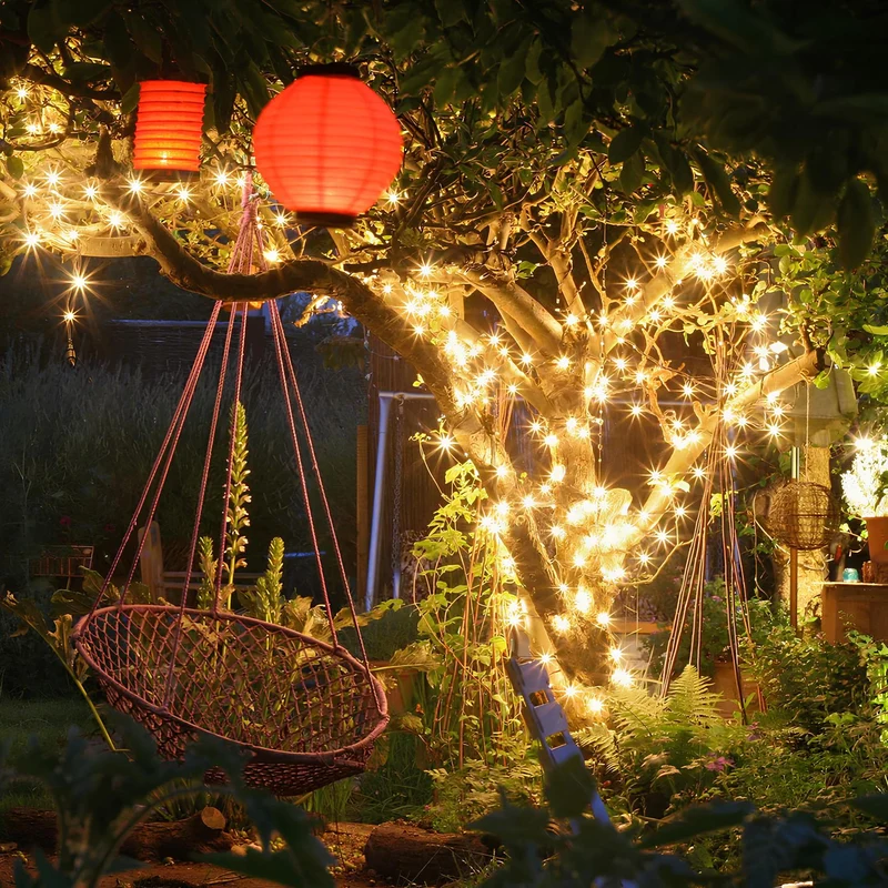 Zonnen Sierverlichting – Waterdichte LED Tuin- en Patioverlichting