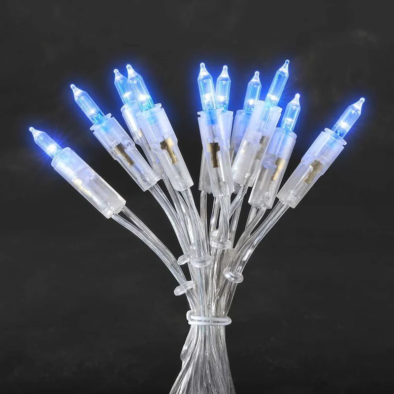 LED Minilichterkette 35 blaue Dioden