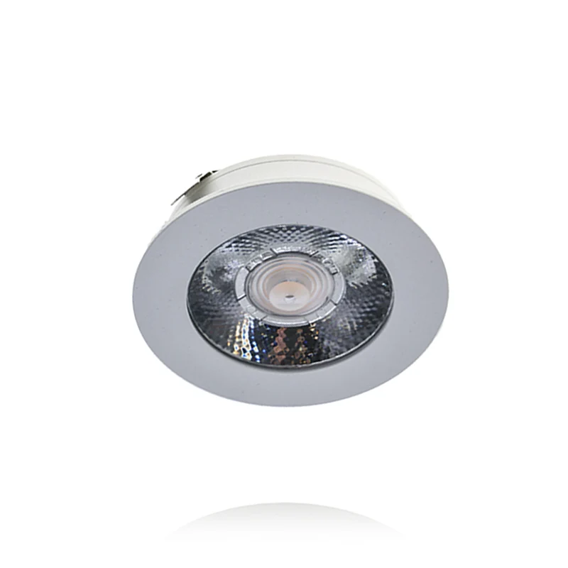LED MEUBELSPOT | 3W | Ø63mm | 14MM HOOG | 12V(DC) | IP44 | WIT
