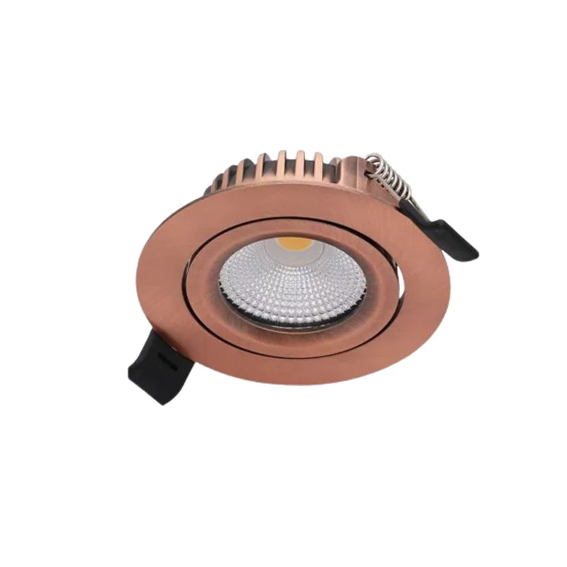 LED INBOUWSPOT | 5W | Ø81mm | DIM TO WARM | SLIM-FIT | KOPER