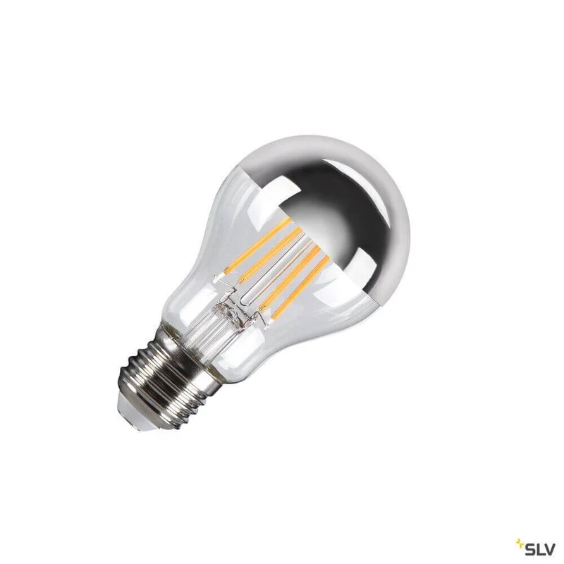 E27 Mirrorhead LED Chrom 7,5W 2700K Cri90 180°