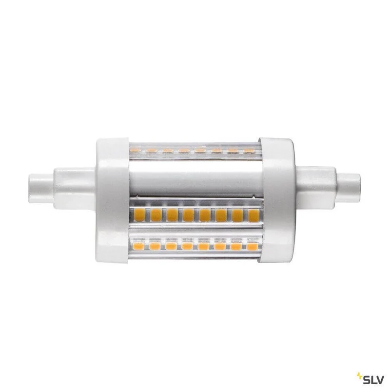 R7s LED-Stab 9W 3000K CRI90 78mm dimmbar 330° Klar