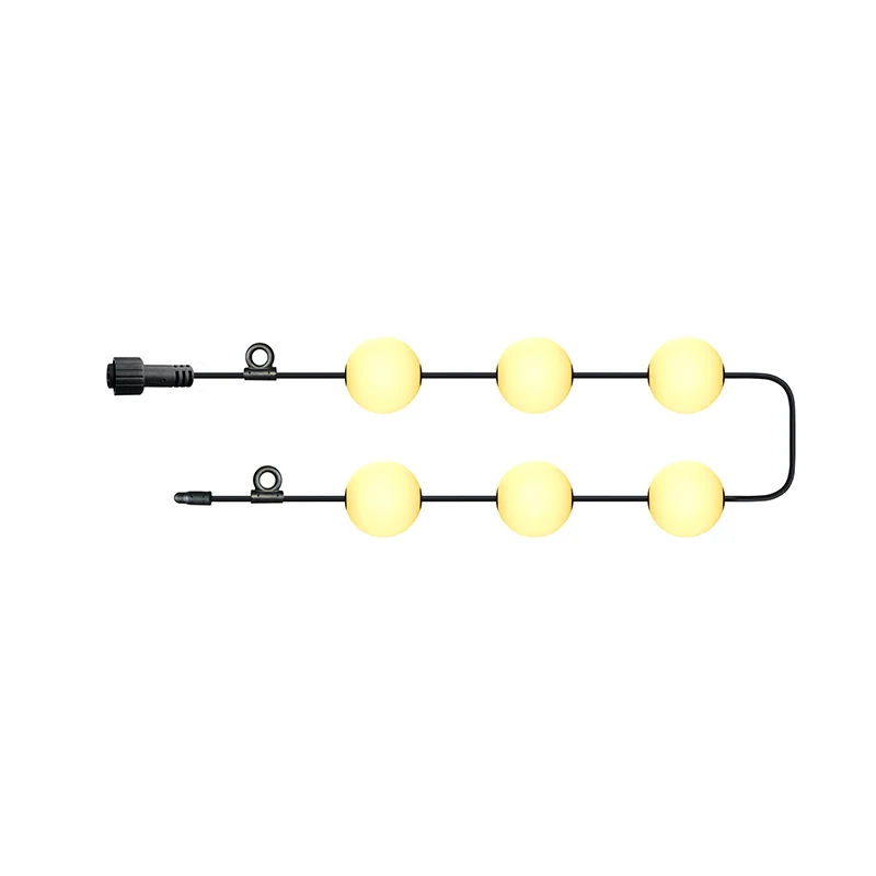 LICHTBOLLEN SNOER | 5.5M | 6 LICHTBOLLEN