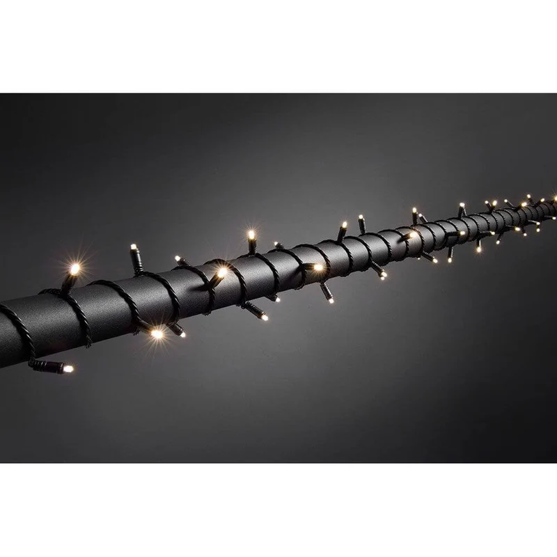 1m Micro LED Lichterkette mit Dimmer IP67 80 Warmweiße Dioden IP44