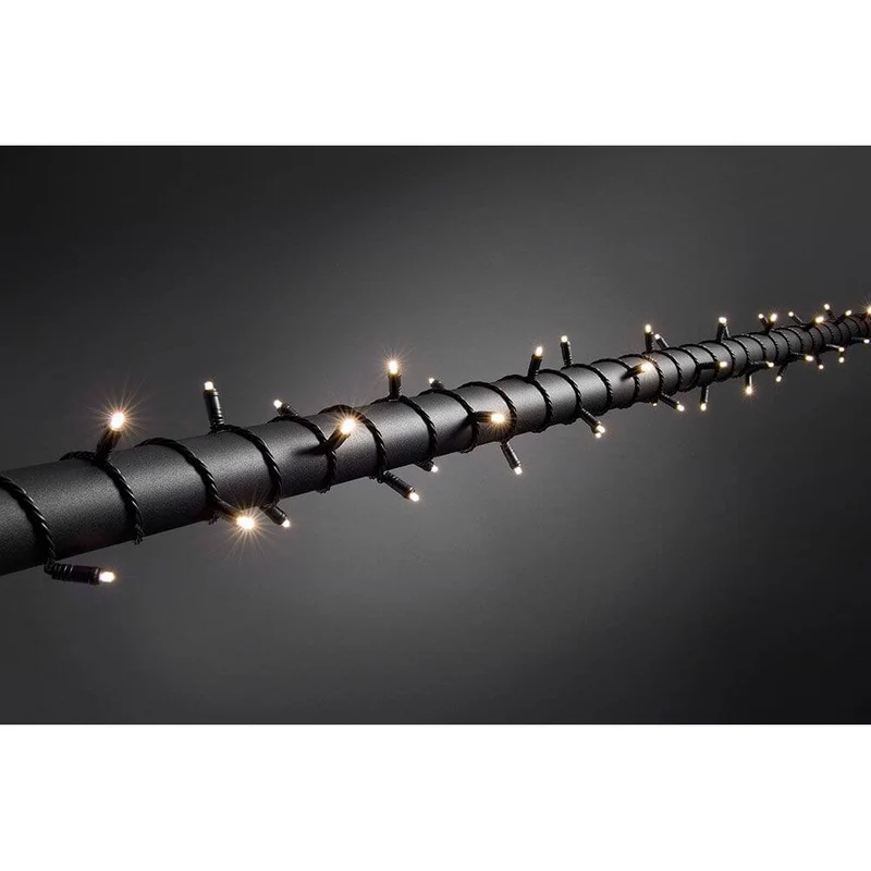 Micro LED Lichterkette mit Dimmer IP67 40 Warmweiße Dioden IP44