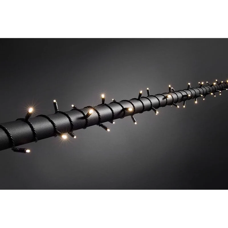 14m Micro LED Lichterkette mit Dimmer IP67 120 Warmweiße Dioden IP44